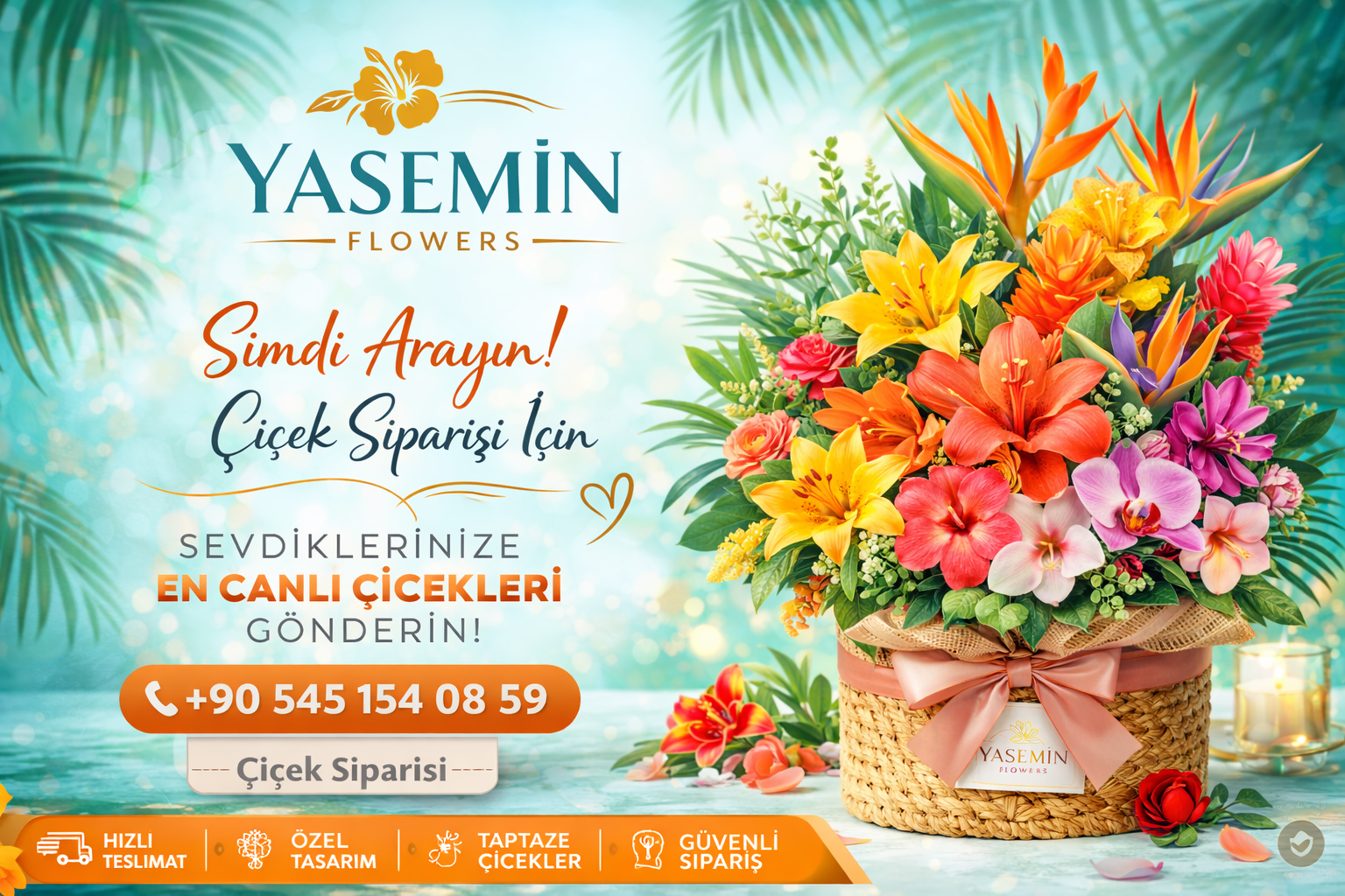 Yasemin Flowers slider görseli 1